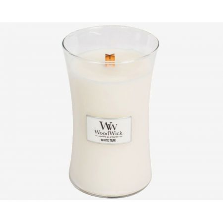 WoodWick White Teak Large Candle - afbeelding 1