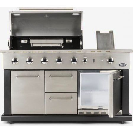 Boretti Luciano gasbarbecue buitenkeuken incl. koelkast - RVS - afbeelding 2