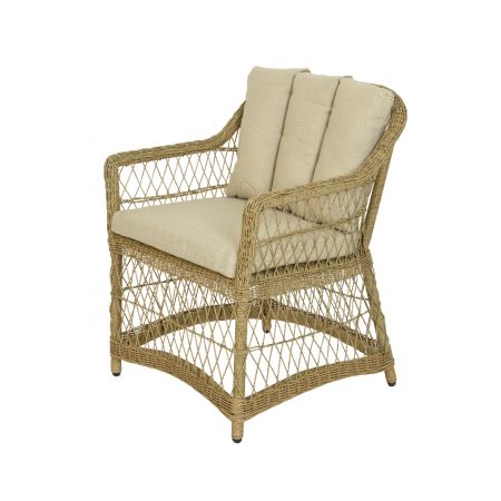 Rochelle fauteuil 67x62x86 cm naturel - afbeelding 1