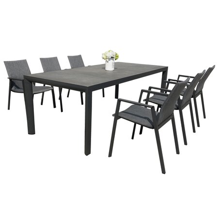 Royal Seasons ALORA Dining set met 6 stoelen - afbeelding 1