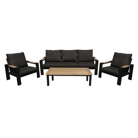 Royal Seasons MEMPHIS Stoel-bank loungeset teak - afbeelding 1