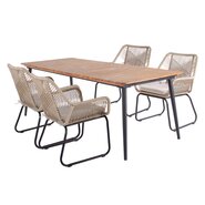 Royal Seasons NAPOLI Dining set 4p Beige - afbeelding 1