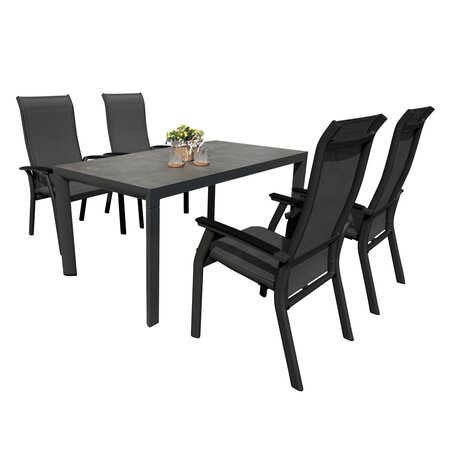 Royal Seasons PORTO Dining set met 4 stoelen - afbeelding 1