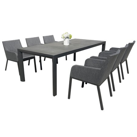 Royal Seasons RONDA Dining set met 6 stoelen - afbeelding 1