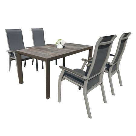 Royal Seasons SEVILLA Dining set met 4 stoelen - afbeelding 1