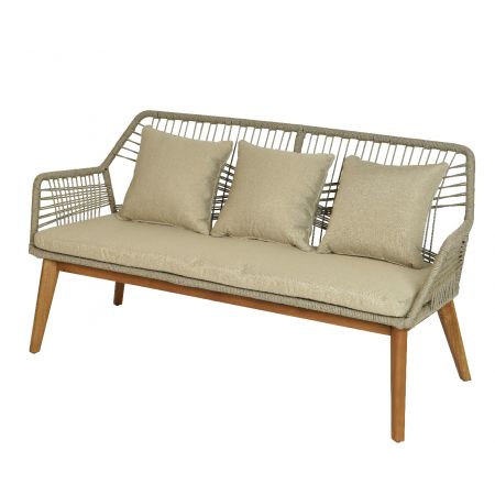 Seville Loungebank 72x152x80 cm beige - afbeelding 1