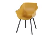 Sophie Element Armchair curry yellow carbon black