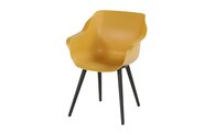 Sophie Studio Armchair curry yellow carbon black