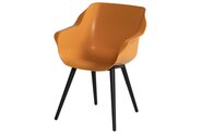 Sophie Studio Armchair indian orange carbon black