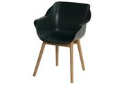 Sophie Teak Armchair night green natural teak