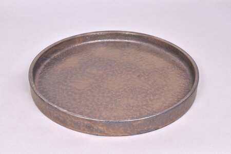 St Tropez Plate Bronze - D 40 cm