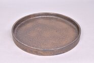 St Tropez Plate Bronze - D 40 cm