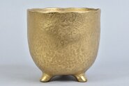 St Tropez Pot Gold - 18 x 17 cm