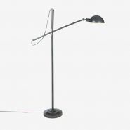 Staande lamp Luca donkergrijs 146cm