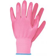 Talen Tools Werkhandschoenen latex roze maat M