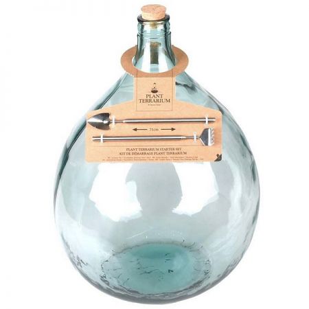 Terrarium fles 35 liter set