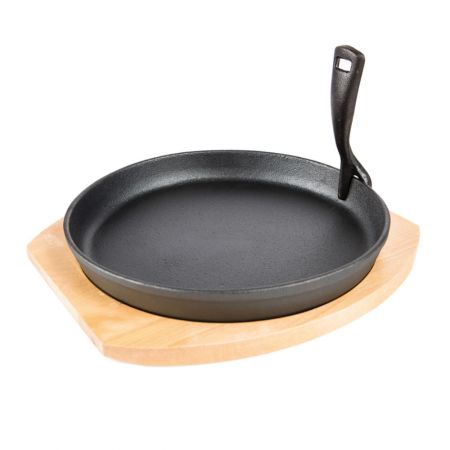 The Bastard Cast Iron Sizzling Plate & Holder*