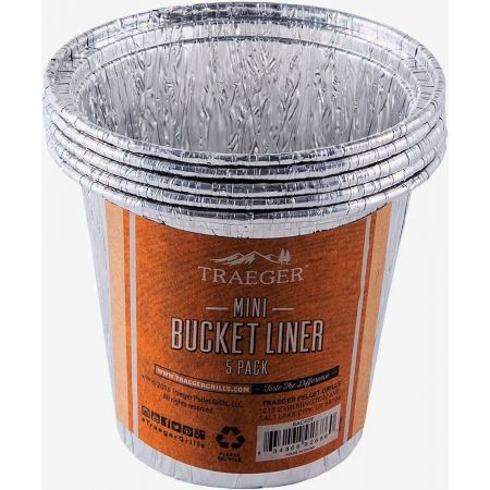 TRAEGER GREASE BUCKET LINER-5 PACK (All full size grills)