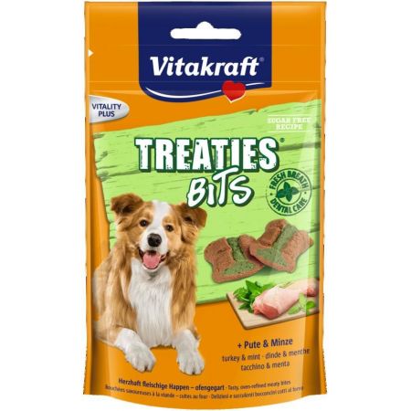 Treaties Bits kalkoen & munt 120gr