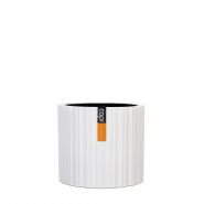 Vaas cylinder I Stripes 12x12x11 white