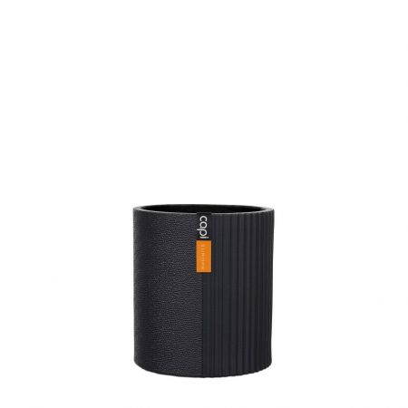 Vaas cylinder  Split 14x14x14 antraciet