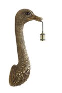 Wandlamp OSTRICH Antiek Brons - 25 x 19 x 72 cm