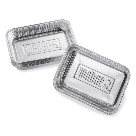 Weber® Aluminium lekbakjes - 10 stuks - afbeelding 2