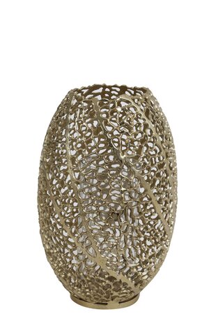 Windlicht SINULA Goud - 25,5 x 25,5 x 38 cm - afbeelding 1