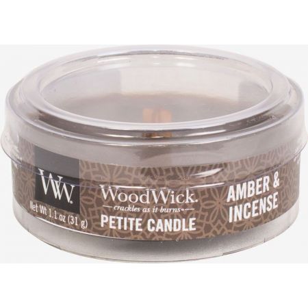 WoodWick Amber & Incense Petite Candle