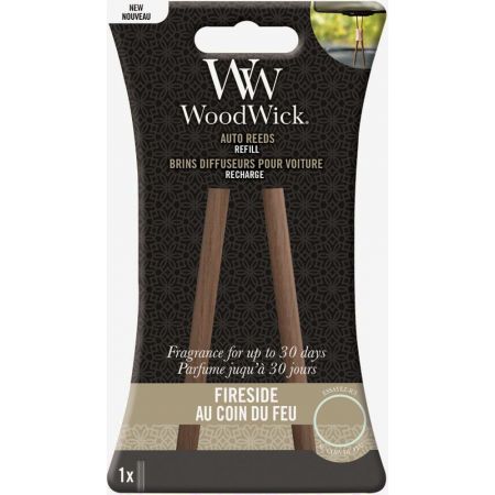 WoodWick Auto Reed Refill Fireside