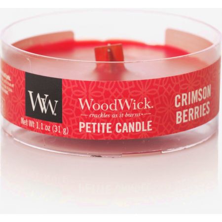 WoodWick Crimson Berries Petite Candle