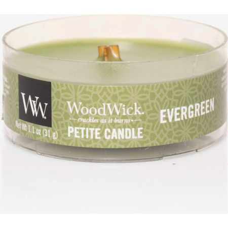 WoodWick Evergreen Petite Candle