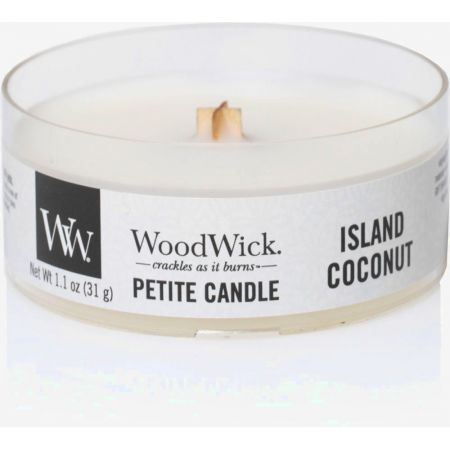 WoodWick Island Coconut Petite Candle