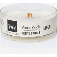 WoodWick Linen Petite Candle