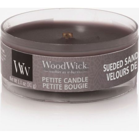 WoodWick Sueded Sandalwood Petite Candle