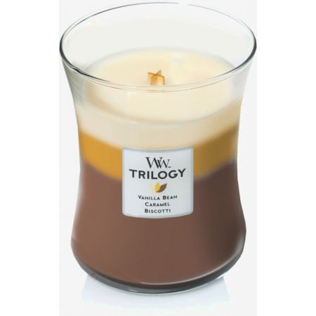 WoodWick Trilogy Café Sweets Medium Candle