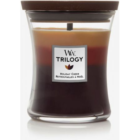 WoodWick Trilogy Holiday Cheer Medium Candle