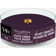 WoodWick Velvet Tobacco Petite Candle