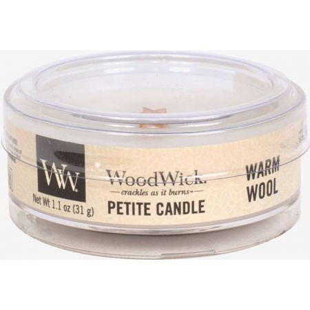 WoodWick Warm Wool Petite Candle