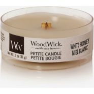 WoodWick White Honey Petite Candle